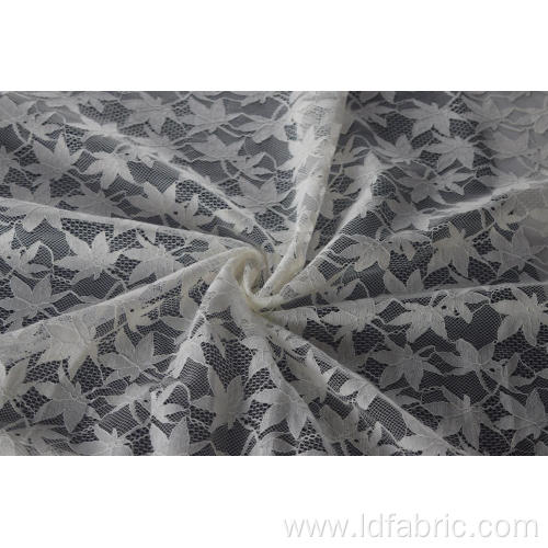 Nylon Cotton Rayon Cord Lace Fabric for Apparel